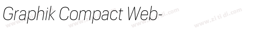 Graphik Compact Web字体转换